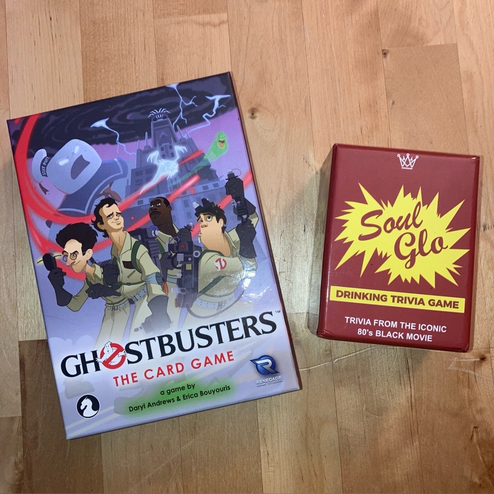 Two 1980s Themed Card Gamea